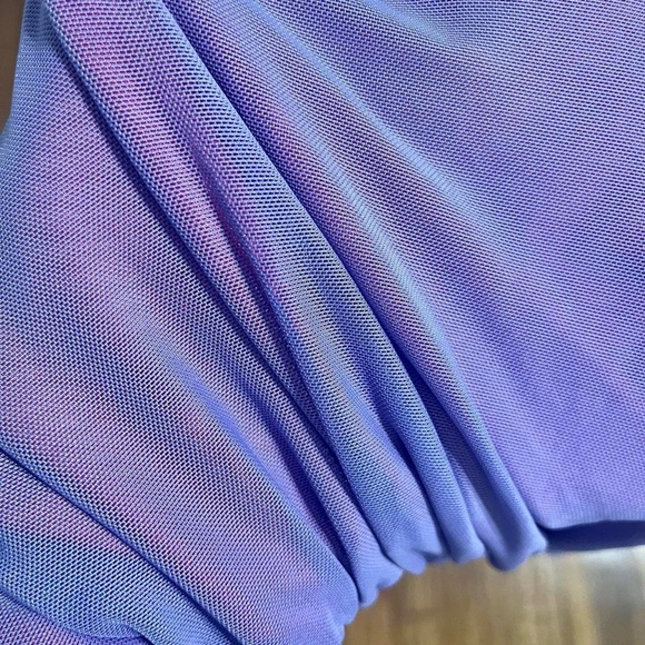 Purple Ruched Dress - Picture 3 of 3
